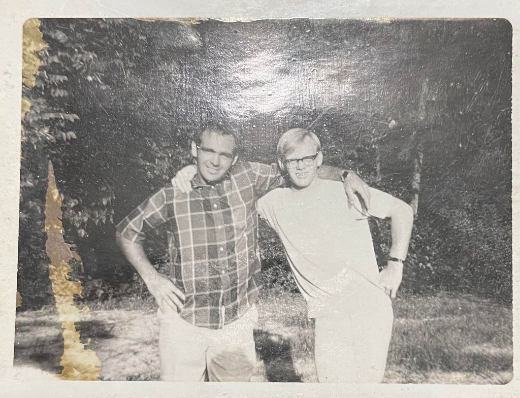 Photo of Tom and Jim DeMoss taken late 1960s. 